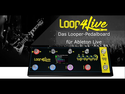 Vorstellung das Loop4Live-Pedalboard für Ableton Live