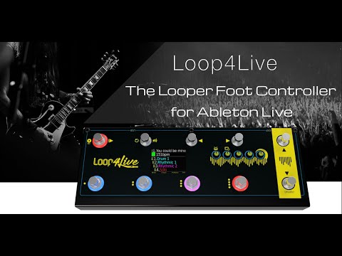 Overview of the Loop4Live pedalboard for Ableton Live