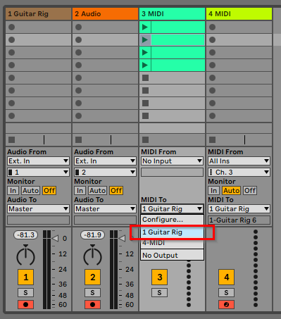 Guitar to clearance midi ableton